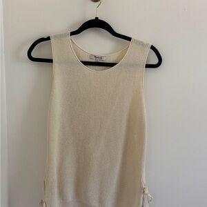 Madewell Cream Knit Top